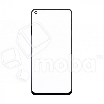 Стекло для переклейки Realme 9 5G/9 Pro/Q5 (RMX3474/RMX3472/RMX3478) в сборе с OCA пленкой Черный - OR (Mitsubishi)