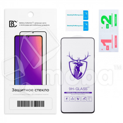 Защитное стекло "Премиум" для Xiaomi Poco X5 5G/Redmi Note 12 4G/5G Черный