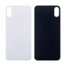 Задняя крышка для iPhone Xs (A2097/A1920) Белый (стекло, широкий вырез под камеру, логотип)