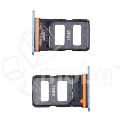 Держатель SIM для Xiaomi Redmi Note 13 Pro 5G (2312DRA50C/2312CRAD3C/2312DRA50G/2312DRA50I) Голубой