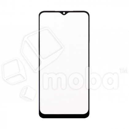 Стекло для переклейки Samsung Galaxy A22s (A226B) в сборе с OCA пленкой Черный - OR (Mitsubishi)