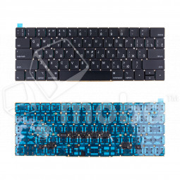 Клавиатура для ноутбука MacBook Pro 13"/Pro 15" A1706/A1707 (2016-2017, прямой Enter RU) Черный