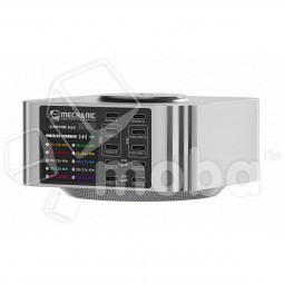 Зарядная станция Mechanic X Power (150W, 5USB-QC3.0/5Type-C-PD, беспроводная зарядка 15W, LCD)