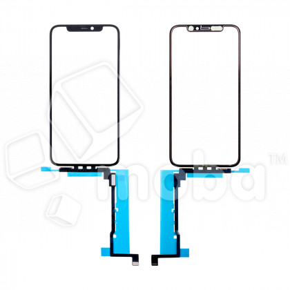 Стекло для переклейки iPhone 11 Pro в сборе с тачскрином и OCA пленкой Черный - OR (Mitsubishi)