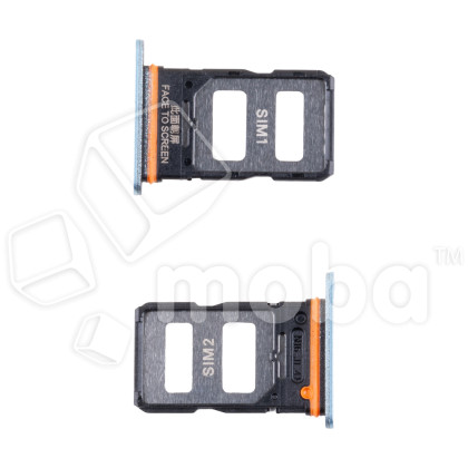 Держатель SIM для Xiaomi Poco X6 5G (23122PCD1G) Синий