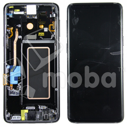 Дисплей для Samsung Galaxy S9 (G960F) модуль с рамкой Черный - OR (SP)