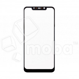 Стекло для переклейки Xiaomi Pocophone F1 в сборе с OCA пленкой Черный - OR (Mitsubishi)