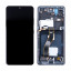 Дисплей для Samsung Galaxy S21 Ultra (G998B) модуль с рамкой Черный - (OLED) (Full Size)