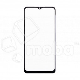 Стекло для переклейки Samsung Galaxy A02 (A022G) в сборе с OCA пленкой Черный - OR (Mitsubishi)