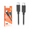 Кабель Type-C - Type-C Hoco X88 (5A, 60W) Черный