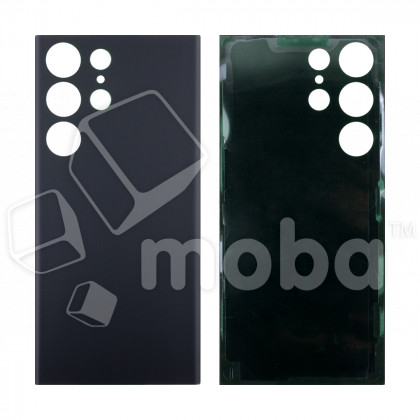Задняя крышка для Samsung Galaxy S23 Ultra (S918B) Черный - Премиум