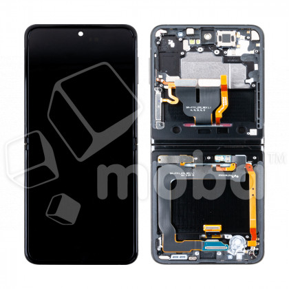 Дисплей для Samsung Galaxy Z Flip3 (F711B) модуль внутренний 6.7" Черный - OR (SP)