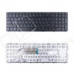 Клавиатура для ноутбука HP Pavilion 15/15-a/15-e/15-n/250 G3/255 G3/256 G3 (с рамкой) Черный