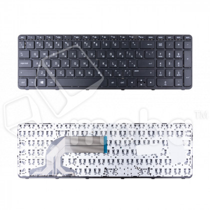 Клавиатура для ноутбука HP Pavilion 15/15-a/15-e/15-n/250 G3/255 G3/256 G3 (с рамкой) Черный