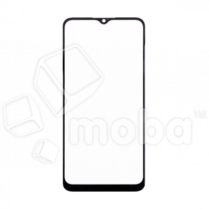 Стекло для переклейки Samsung Galaxy A03s (A037F) в сборе с OCA пленкой Черный - OR (Mitsubishi)