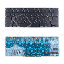 Клавиатура для ноутбука MacBook Pro 13" A1708 (2017, прямой Enter RU) Черный