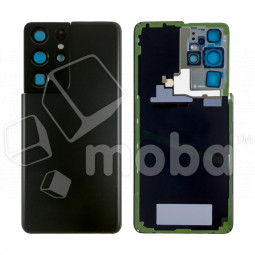 Задняя крышка для Samsung Galaxy S21 Ultra (G998B) Черный - OR