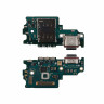 Шлейф для Samsung Galaxy S21 FE (G990B/EU version) плата на системный разъем/разъем SIM/микрофон - Премиум