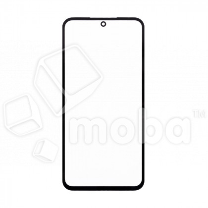 Стекло для переклейки Samsung Galaxy S23 FE (S711B) в сборе с OCA пленкой Черный - OR (Mitsubishi)