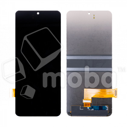 Дисплей для Samsung Galaxy Z Flip5 (F731B) в сборе с тачскрином внутренний 6.7" Черный - OR (SP)