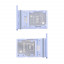 Держатель SIM для Samsung Galaxy A54 5G (A546E) Фиолетовый