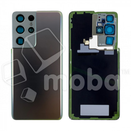 Задняя крышка для Samsung Galaxy S21 Ultra (G998B) Серебро - OR