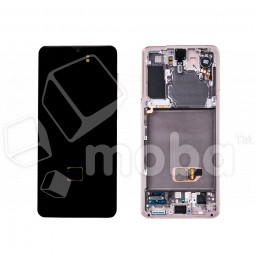 Дисплей для Samsung Galaxy S21 (G991B) модуль с рамкой Фиолетовый - OR (SP)