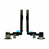 Шлейф для iPhone 16 Pro Max (A3296) на системный разъем/микрофон Черный - Премиум
