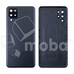 Задняя крышка для Samsung Galaxy A12/A12 Nacho (A125F/A127F) Черный - Премиум