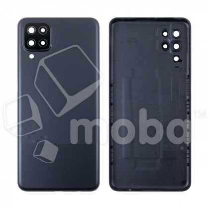 Задняя крышка для Samsung Galaxy A12/A12 Nacho (A125F/A127F) Черный - Премиум