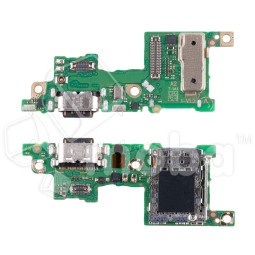 Шлейф для Infinix Note 50 4G (X6858) плата на системный разъем/разъем SIM/микрофон - Премиум
