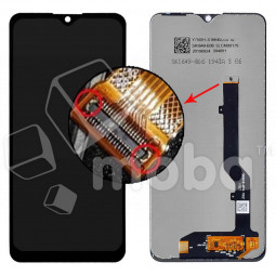 Дисплей для ZTE Blade 20 Smart V2050 в сборе с тачскрином Черный - Оптима