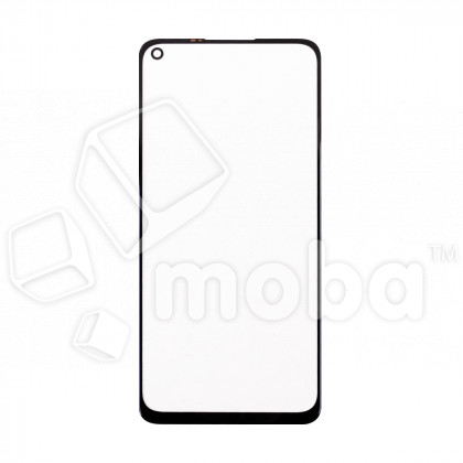 Стекло для переклейки Xiaomi Redmi Note 9 (M2003J15SC/M2003J15SG) в сборе с OCA пленкой Черный - OR (Mitsubishi)