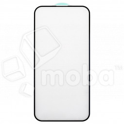 Защитное стекло "Стандарт" для iPhone 14 Pro Max Черный (Полное покрытие)