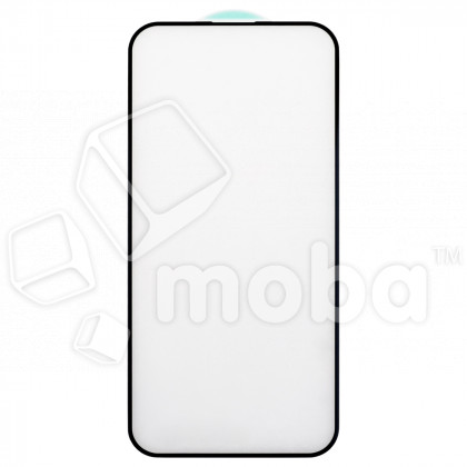 Защитное стекло "Стандарт" для iPhone 14 Pro Max Черный (Полное покрытие)