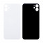 Задняя крышка для iPhone 11 (A2221) Белый (стекло, широкий вырез под камеру, логотип)