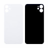Задняя крышка для iPhone 11 (A2221) Белый (стекло, широкий вырез под камеру, логотип)