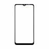 Стекло для переклейки Samsung Galaxy A12 (A125F) в сборе с OCA пленкой Черный - OR (Mitsubishi)