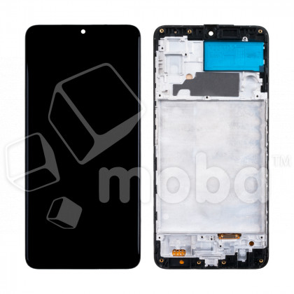 Дисплей для Samsung Galaxy M22 (M225F) модуль с рамкой Черный - (OLED)
