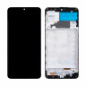 Дисплей для Samsung Galaxy M22 (M225F) модуль с рамкой Черный - (OLED)
