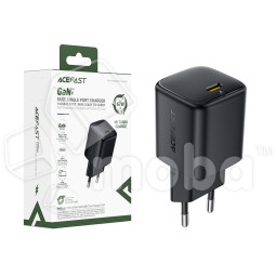 Сетевое зарядное устройство Type-C Acefast A134 (67W, PD, GaN) Черный