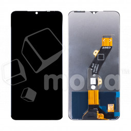 Дисплей для Tecno POP 7 (BF6) в сборе с тачскрином Черный - Оптима