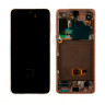 Дисплей для Samsung Galaxy S21 (G991B) модуль с рамкой Розовый - OR (SP)