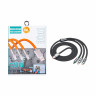 Кабель USB - 3 в 1 (Lightning + MicroUSB + Type-C) 6A, 1 м Черный