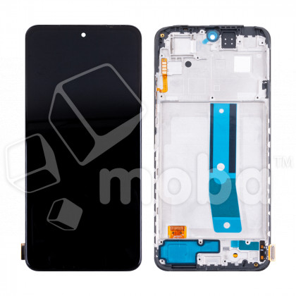 Дисплей для Xiaomi Redmi Note 11/Poco M4 Pro 4G (2201117TY/2201117PG) модуль с рамкой Черный - (OLED)
