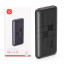 Внешний Аккумулятор (Power Bank) XO RP187 10000 mAh (22.5W, QC3.0, PD, 2USB, MicroUSB, Type-C, LED индикатор) Черный