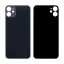 Задняя крышка для iPhone 11 (A2221) Черный (стекло, широкий вырез под камеру, логотип)