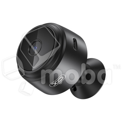 Камера видеонаблюдения XO CR12 mini (Bluetooth, Wi-Fi, Full HD, 0,3 мегапикселя (480P)) Черный