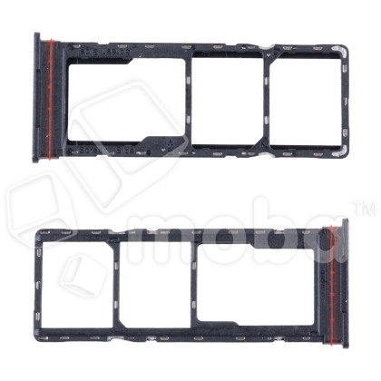 Держатель SIM для Tecno Spark Go 2 (KM4) Черный