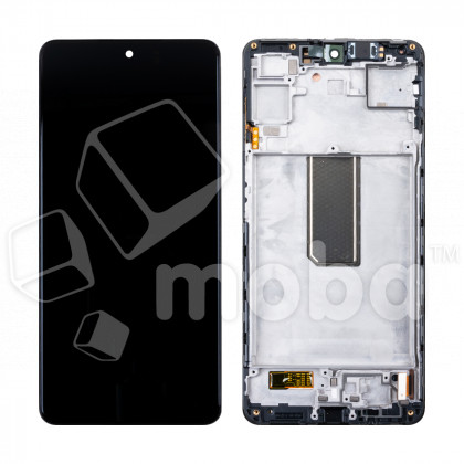 Дисплей для Samsung Galaxy M54 5G (M546B) модуль с рамкой Черный - OR (SP)